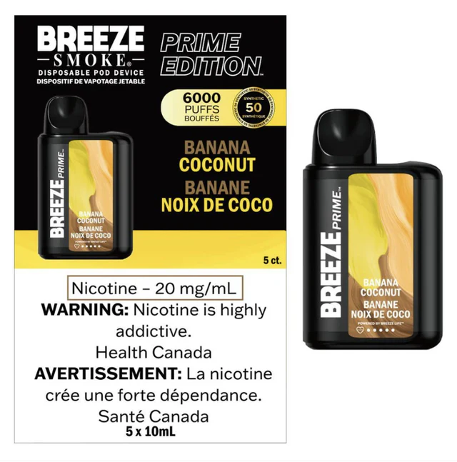 BreezePrime6000-BananaCoconut Breeze Prime - Banana Coconut - Image 1