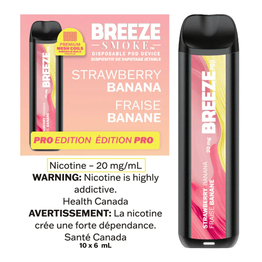 StrawberryBanana_5f2dc375-d2e6-451d-9f6a-67f50ad03c1a Breeze Pro - Strawberry Banana - Image 1