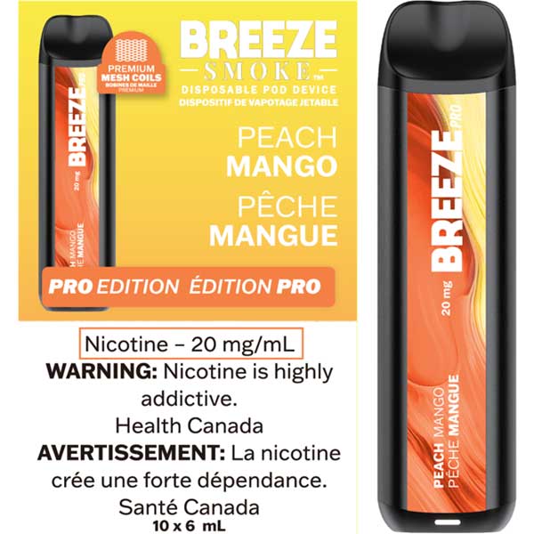 breeze-pro-peach-mango Breeze Pro - Peach Mango - Image 1